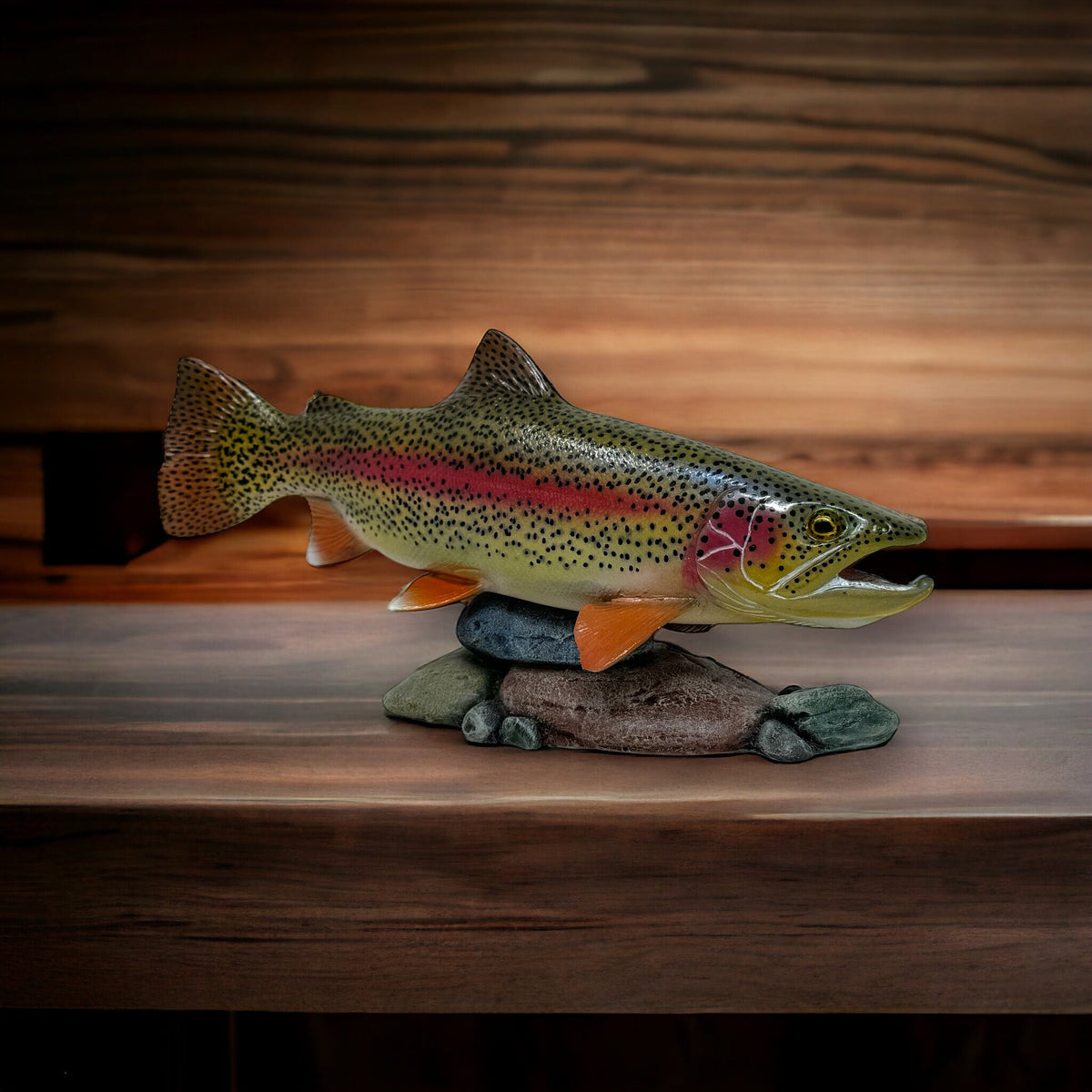Rainbow Trout River Sculpture 1
