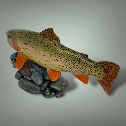 Cutthroat Trout Pedestal mount 12”
