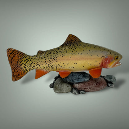Cutthroat Trout Pedestal mount 12”