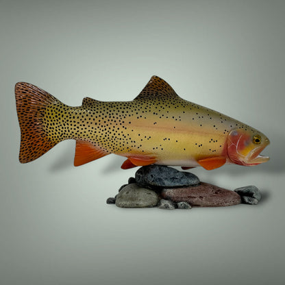 Cutthroat Trout Pedestal mount 12”