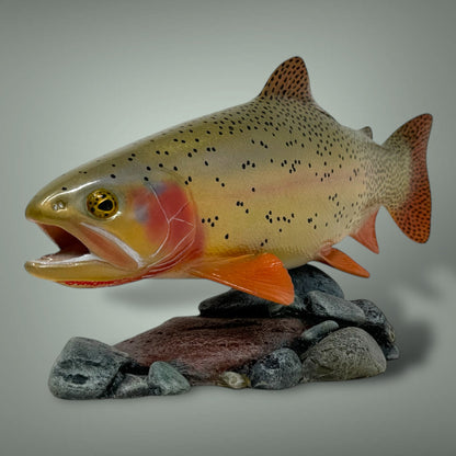 Cutthroat Trout Pedestal mount 12”
