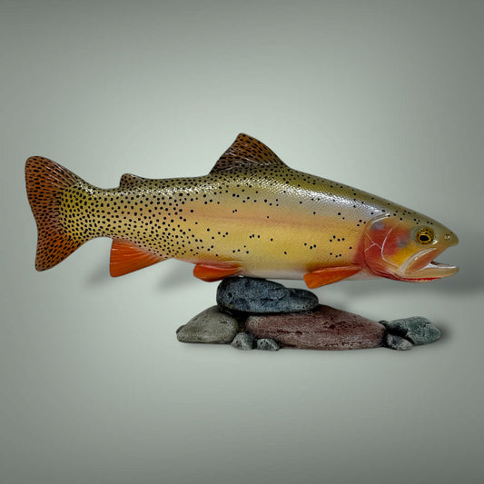 Cutthroat Trout Pedestal mount 12”