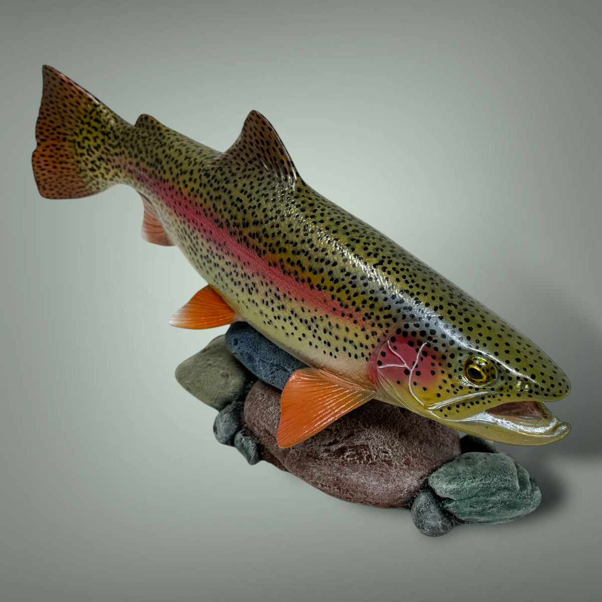 Rainbow Trout River Sculpture 1