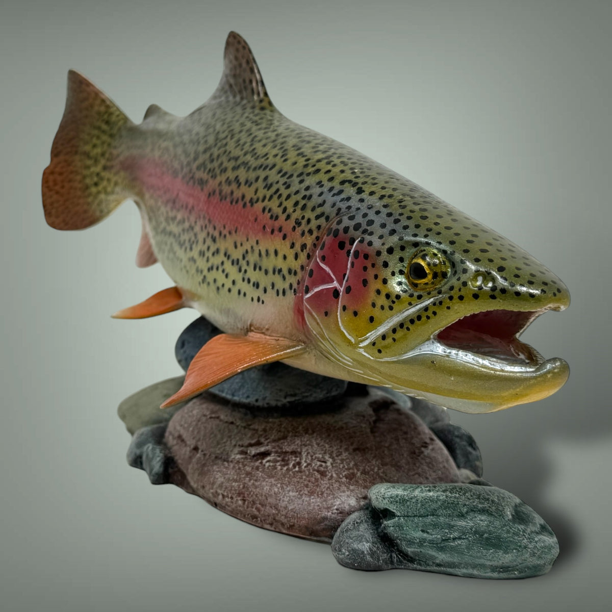 Rainbow Trout River Sculpture 1