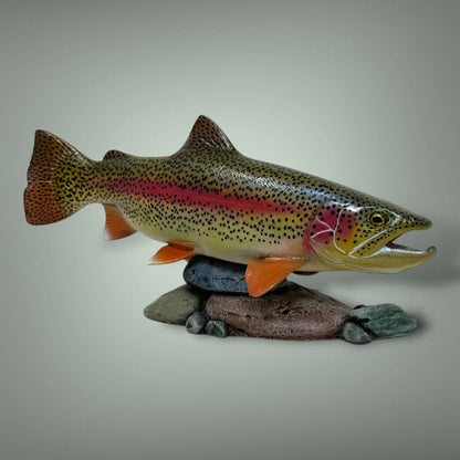 Rainbow Trout River Sculpture 1