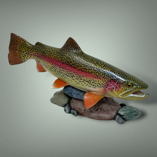 Rainbow Trout River Sculpture 1