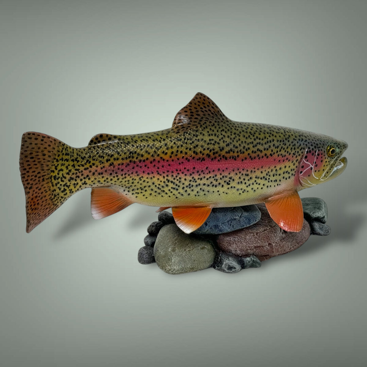 Rainbow Trout River Sculpture 1