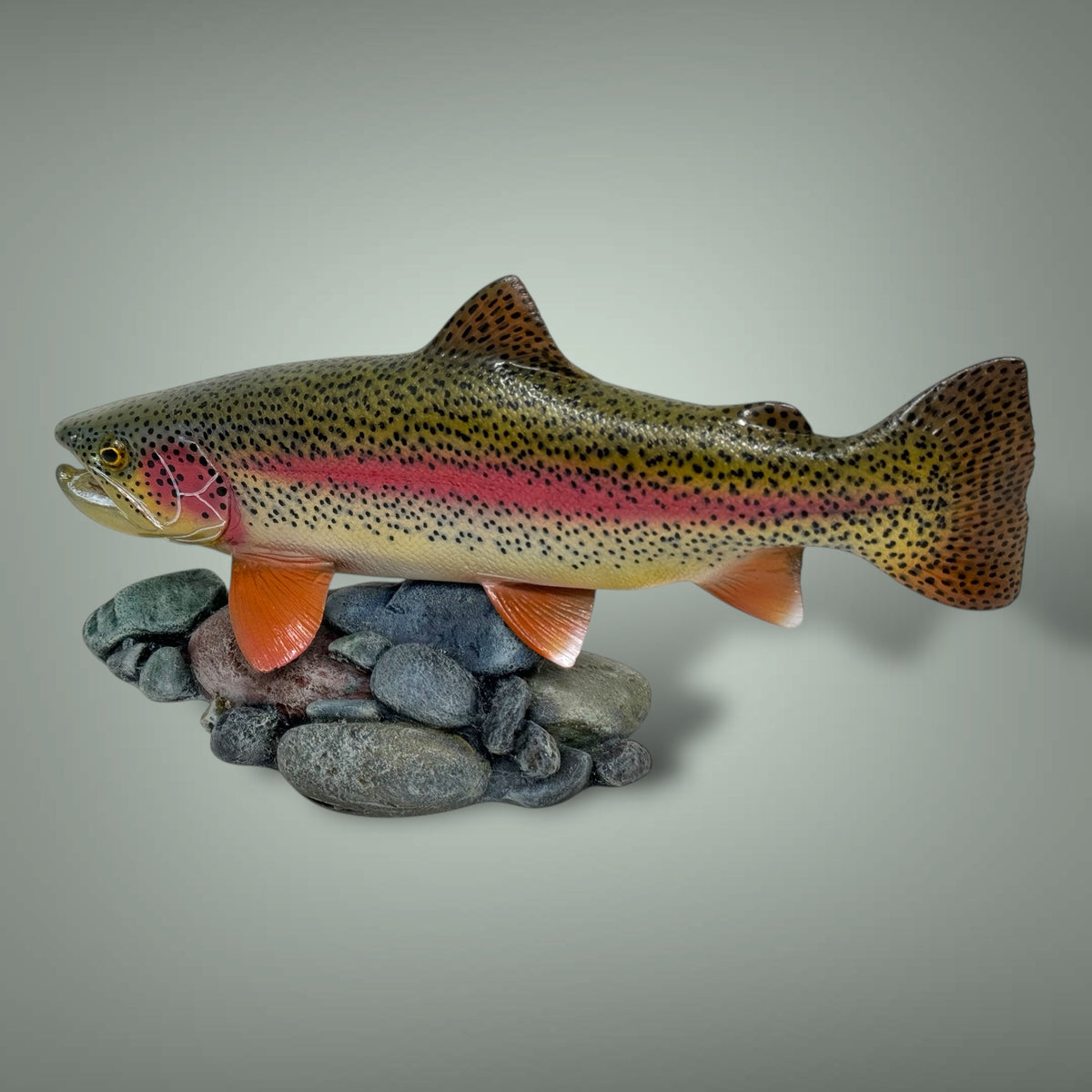 Rainbow Trout River Sculpture 1