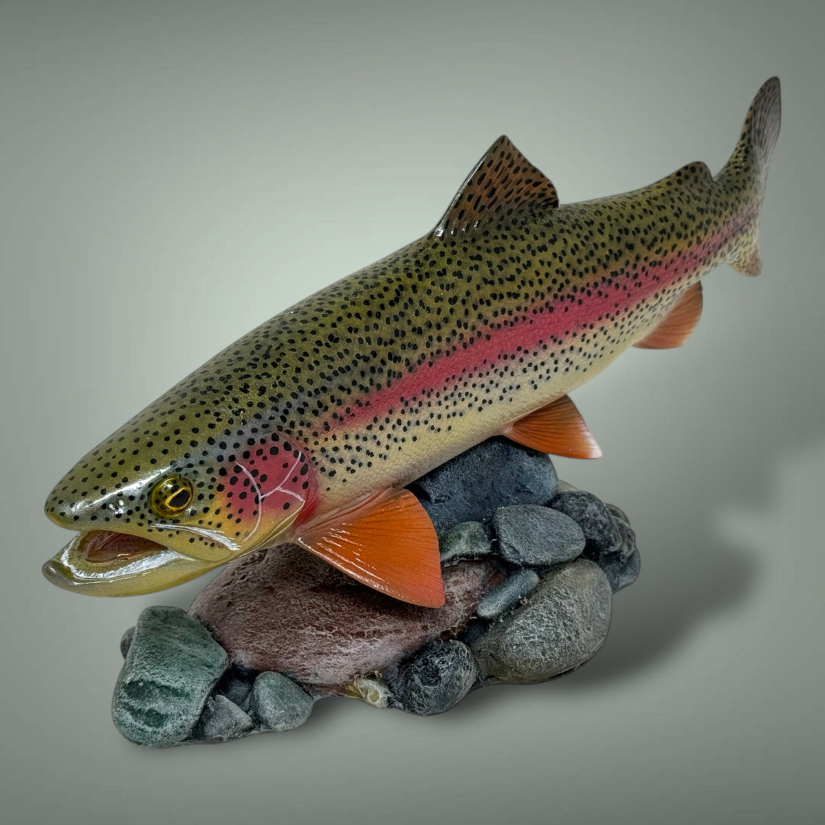 Rainbow Trout River Sculpture 1