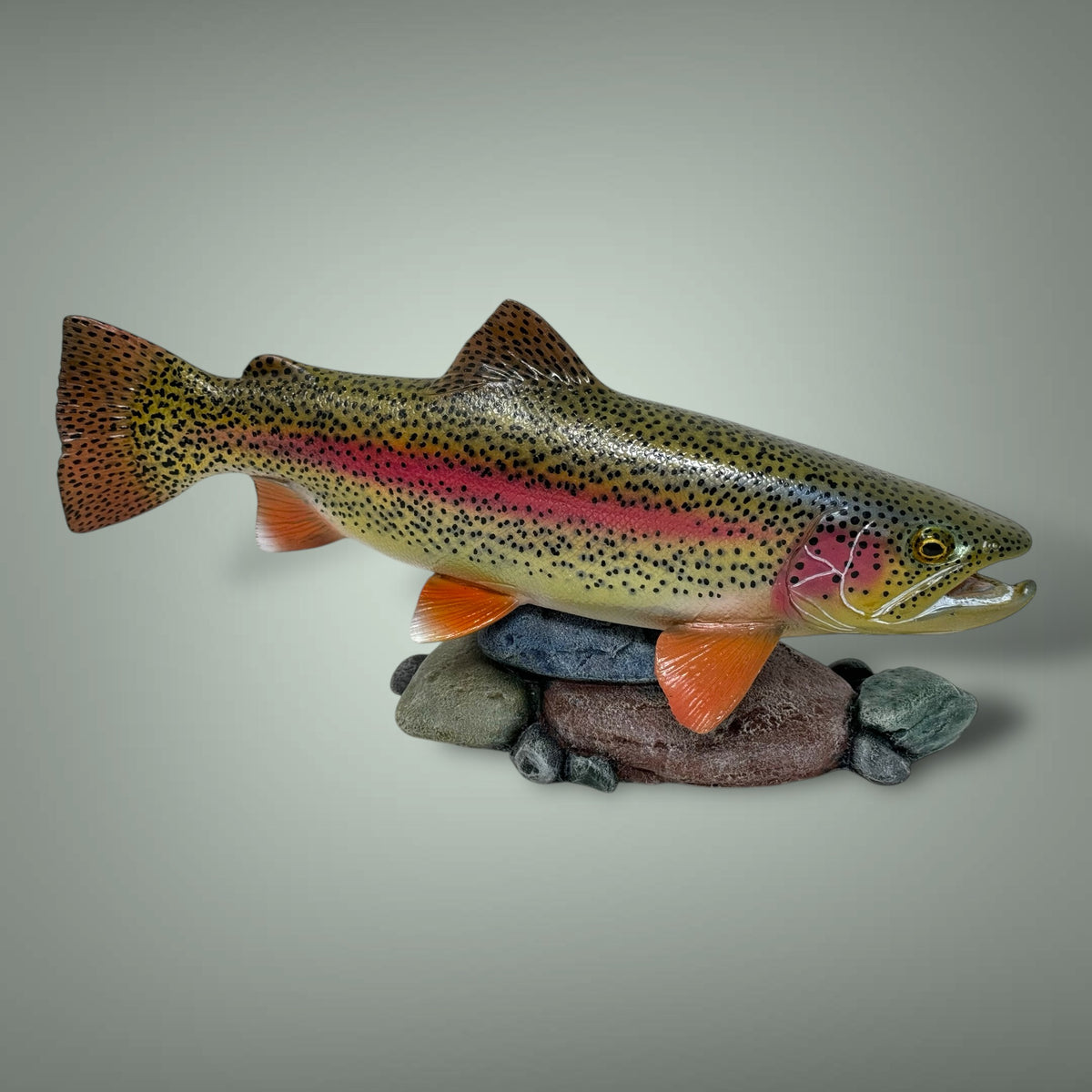 Rainbow Trout River Sculpture 1