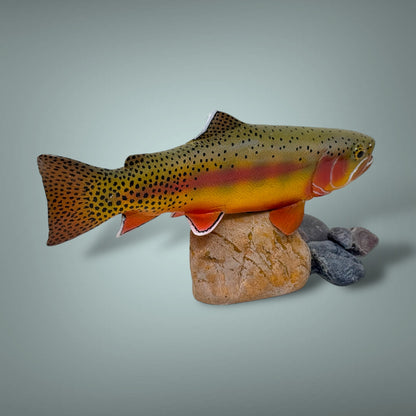 Golden Trout 7” pedestal mount sculpture