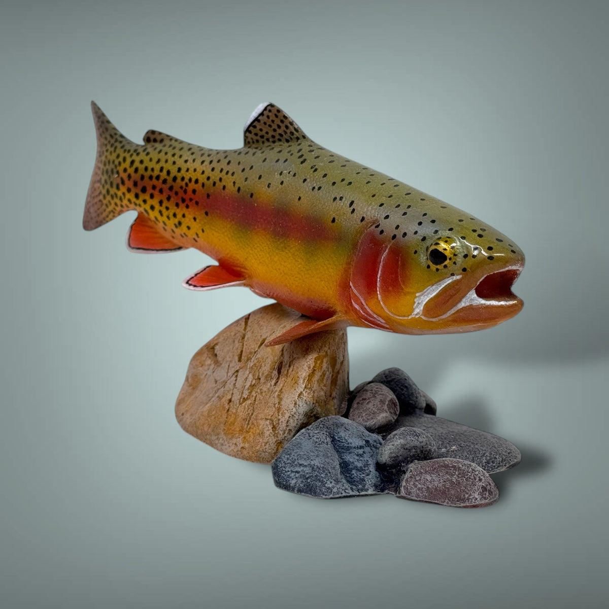 Golden Trout 7” pedestal mount sculpture