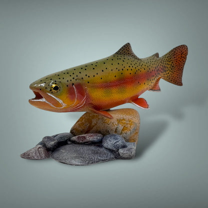 Golden Trout 7” pedestal mount sculpture