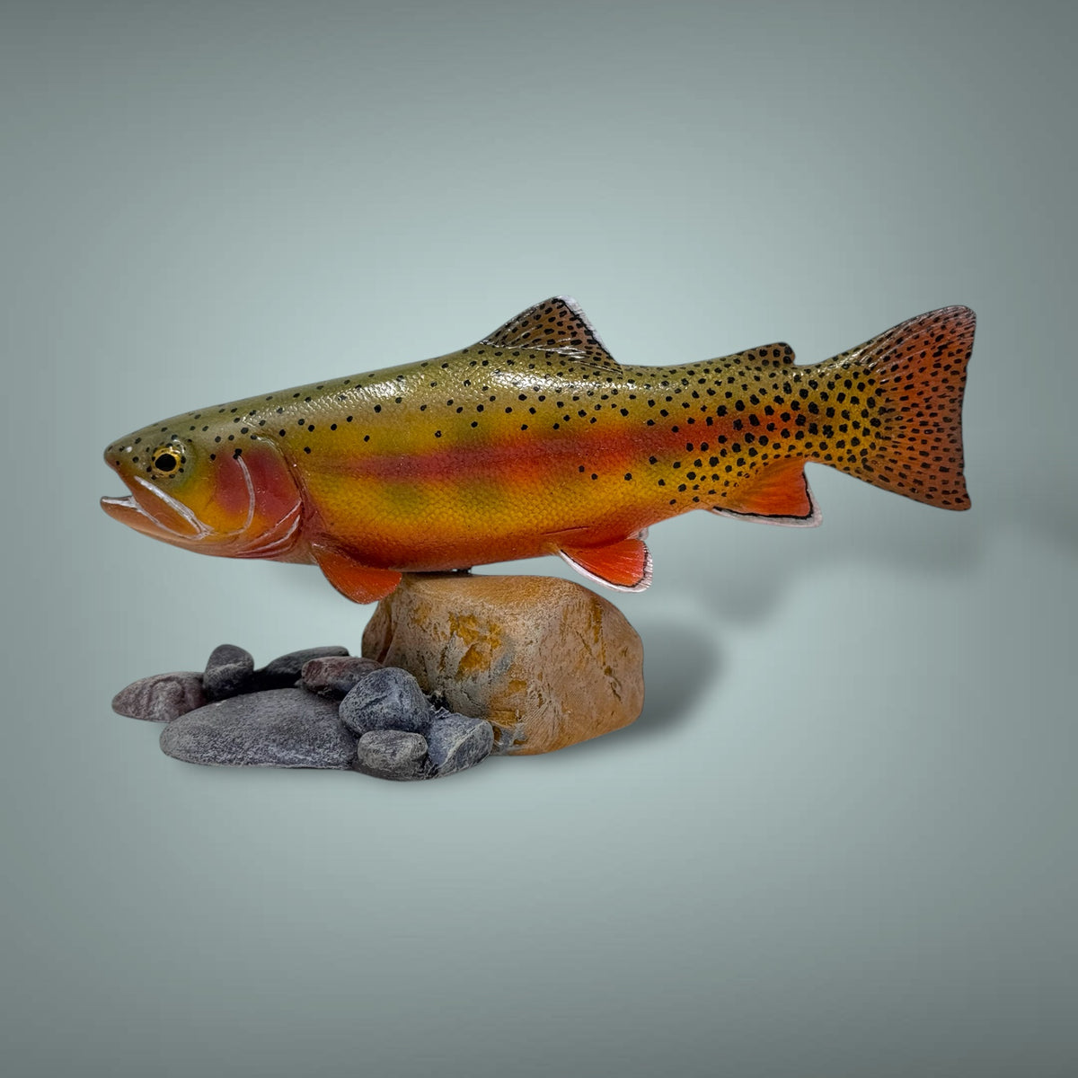 Golden Trout 7” pedestal mount sculpture
