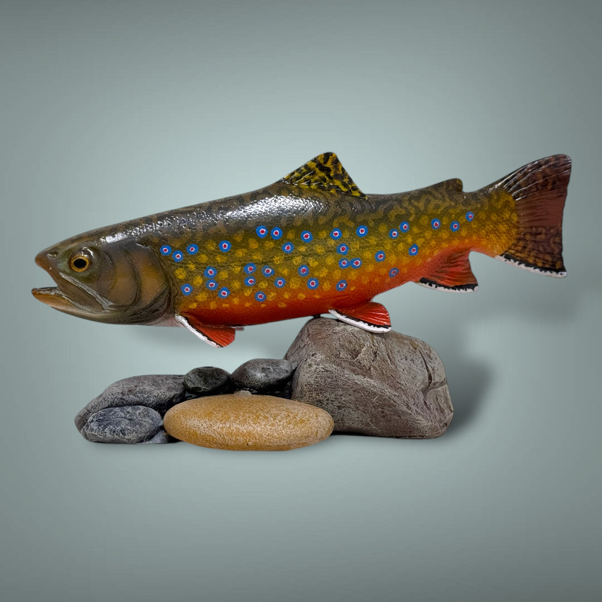 Brook Trout 7” pedestal mount sculpture