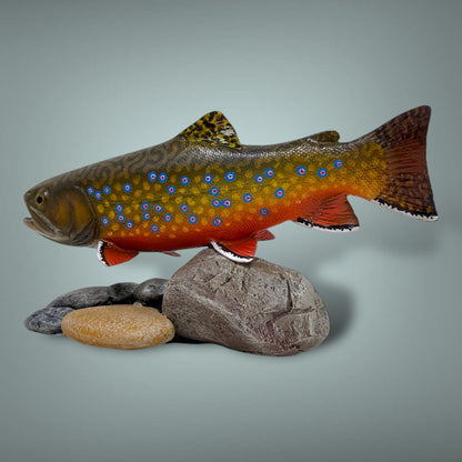 Brook Trout 7” pedestal mount sculpture