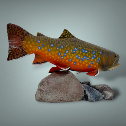Brook Trout 7” pedestal mount sculpture