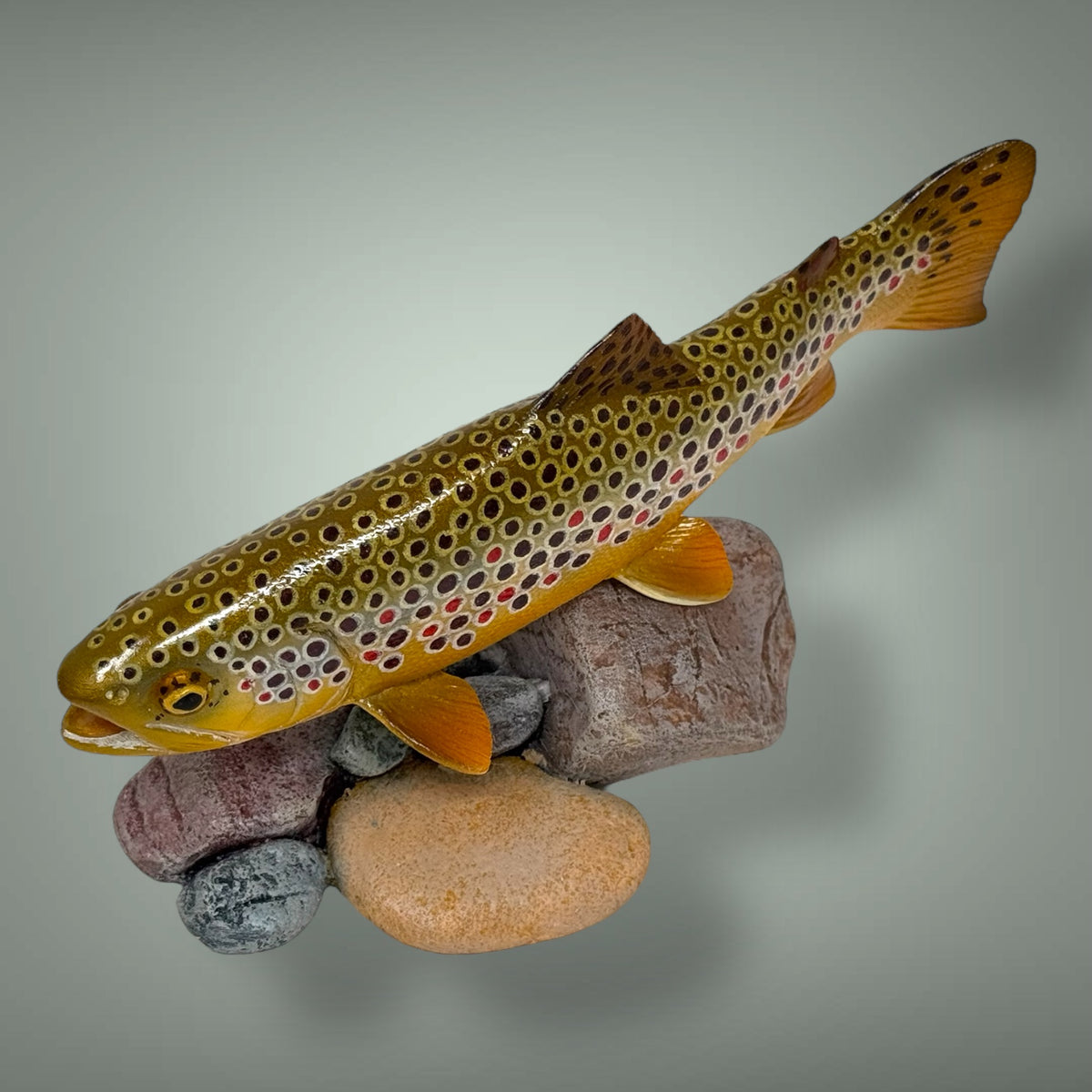 Brown Trout 7” pedestal mount sculpture