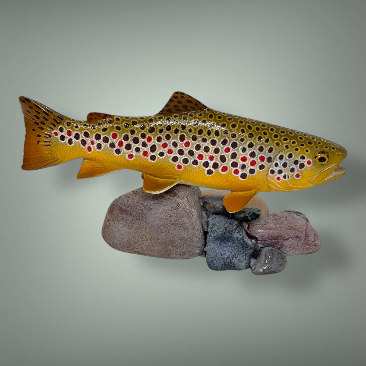 Brown Trout 7” pedestal mount sculpture