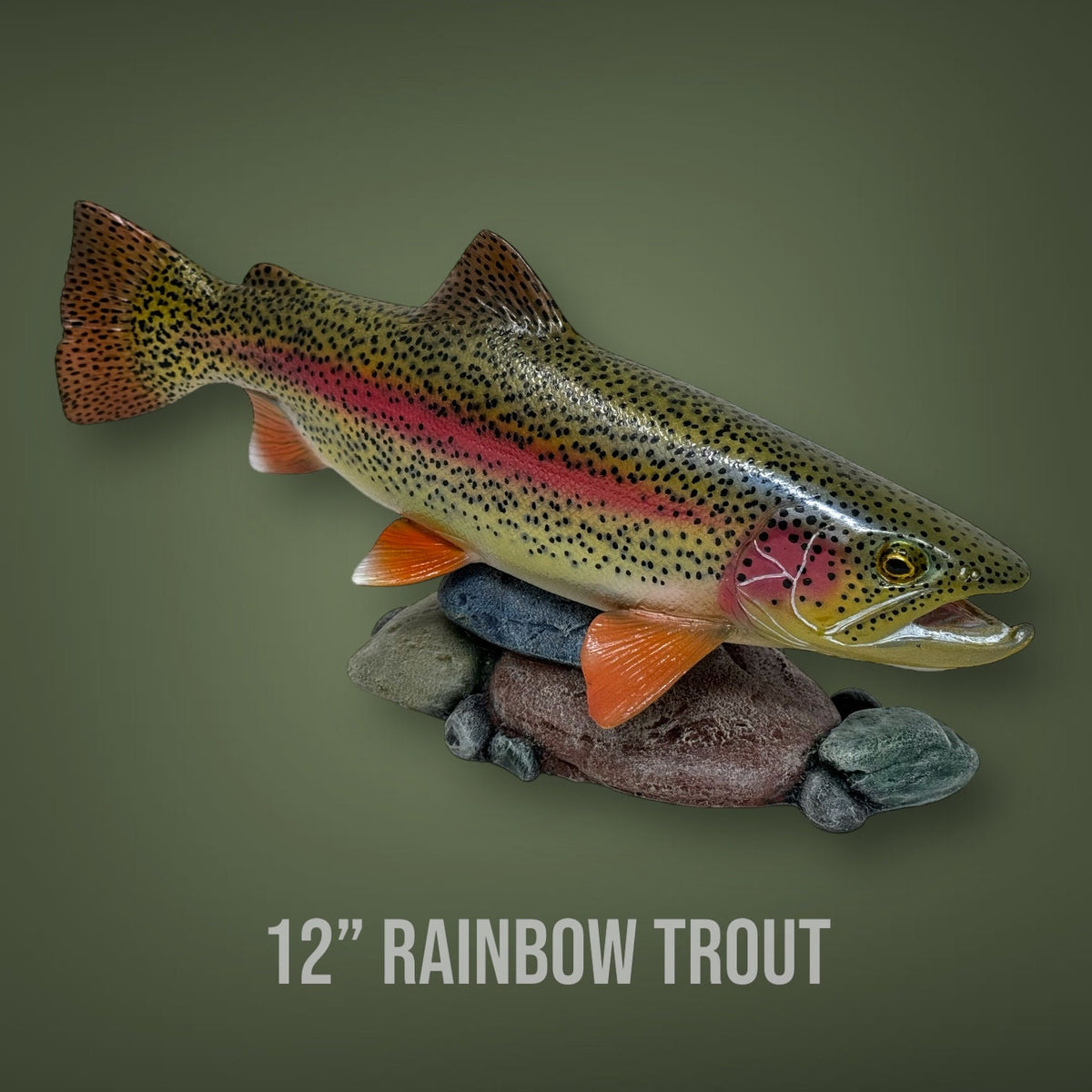 Rainbow Trout River Sculpture 1