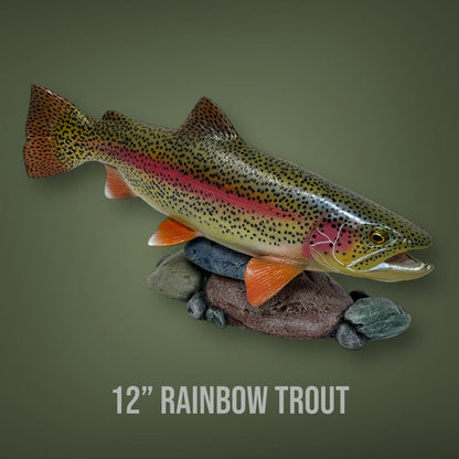 Rainbow Trout River Sculpture 1